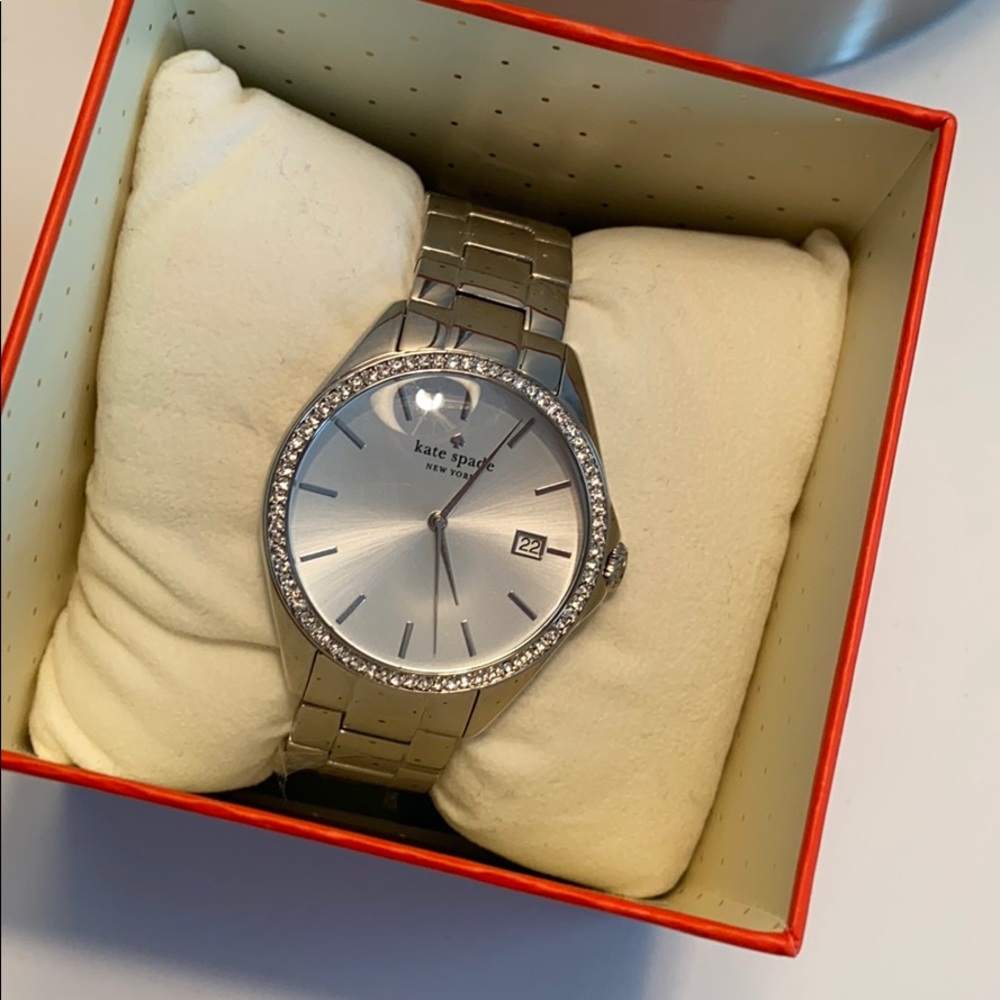 Brand new silver Kate Spade watch